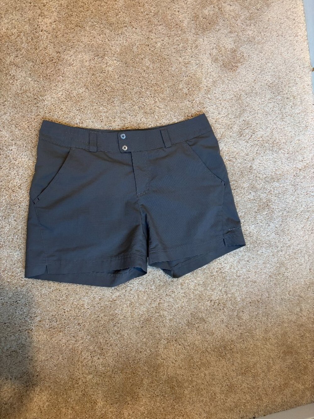 Columbia Omni-Shield Advanced Repellency Shorts Gray Outdoor Hiking Size 12